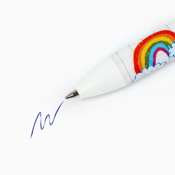 Ручка шариковая, синяя паста, 0.7 мм, пластик, автоматическая &laquo;С любовью воспитатель&raquo;