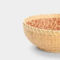 Фруктовница бамбуковая, 25 см