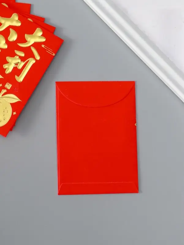 Конверт денежный бумага Конверт денежный бумага "Пожелания благосостояния" набор 18 шт тиснение 8,2х11,5 см