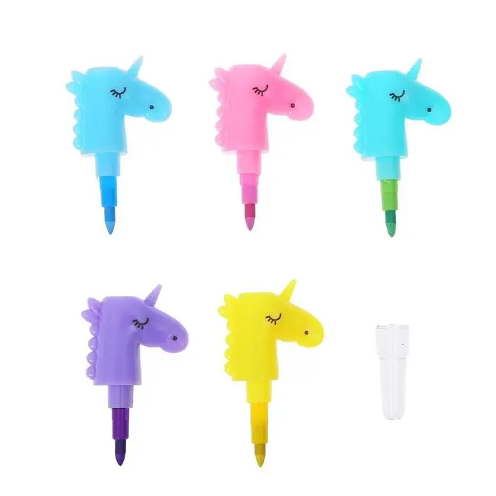 Карандаш восковой «Единорог» 5 цветов Карандаш восковой «Единорог» 5 цветов