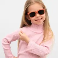 Очки солнцезащитные детские, uv 400, ширина 12.5 см, дужка 12.5 см, линза 4.5&times;3.5 см, цвет МИКС