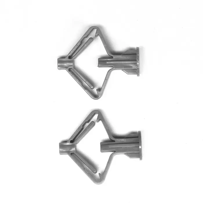 Дюбель ТУНДРА, тип Бабочка 35&times;32, с шурупом, серый, 25 шт.