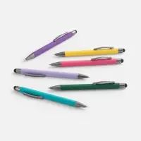 Ручка шариковая Atento Soft Touch со стилусом на заказ