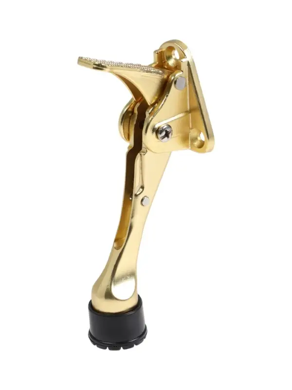 Фиксатор дверной LOCKLAND “козья ножка”, с автоподъемом, цвет золото Фиксатор дверной LOCKLAND “козья ножка”, с автоподъемом, цвет золото