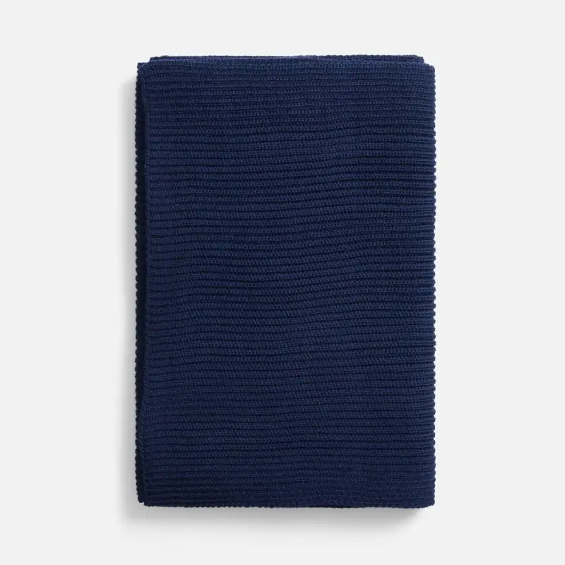 Шарф Nobilis Mono, темно-синий