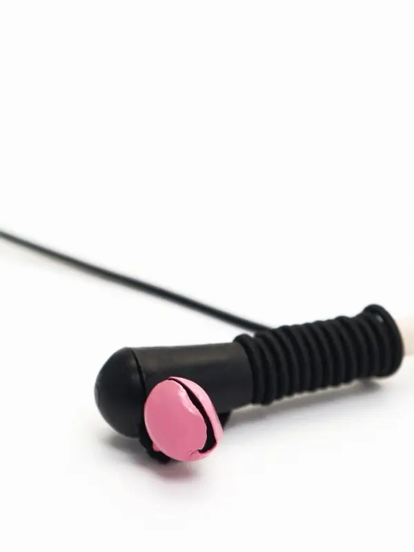 Дразнилка - удочка &laquo;Норковое чудо&raquo;, на деревянной палочке