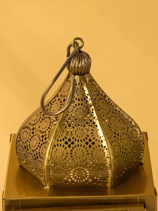 Подсвечник фонарь &laquo;Сокровищница&raquo;, 11&times;12&times;39 см, железо