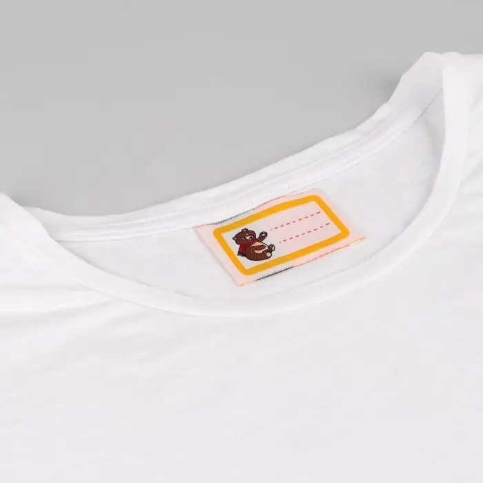 Нашивка «Мишка», 5,5 × 3,2 см, 10 шт, цвет жёлтый Нашивка «Мишка», 5,5 × 3,2 см, 10 шт, цвет жёлтый