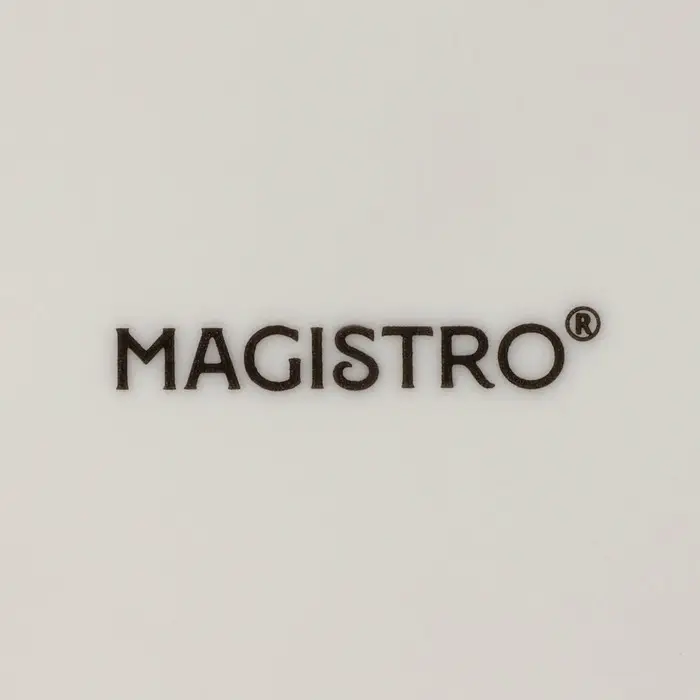 Салатники Magistro Terazzo, 1.4 л, 20&times;9 см, набор 2 шт., фарфор, белые