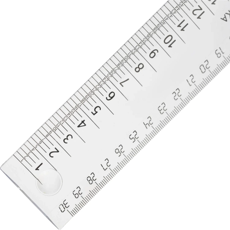 Линейка закройщика 30см Attache  прозрачная