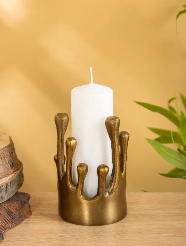 Подсвечник «Огар», 9×9×13.5 см, алюминий Подсвечник «Огар», 9×9×13.5 см, алюминий