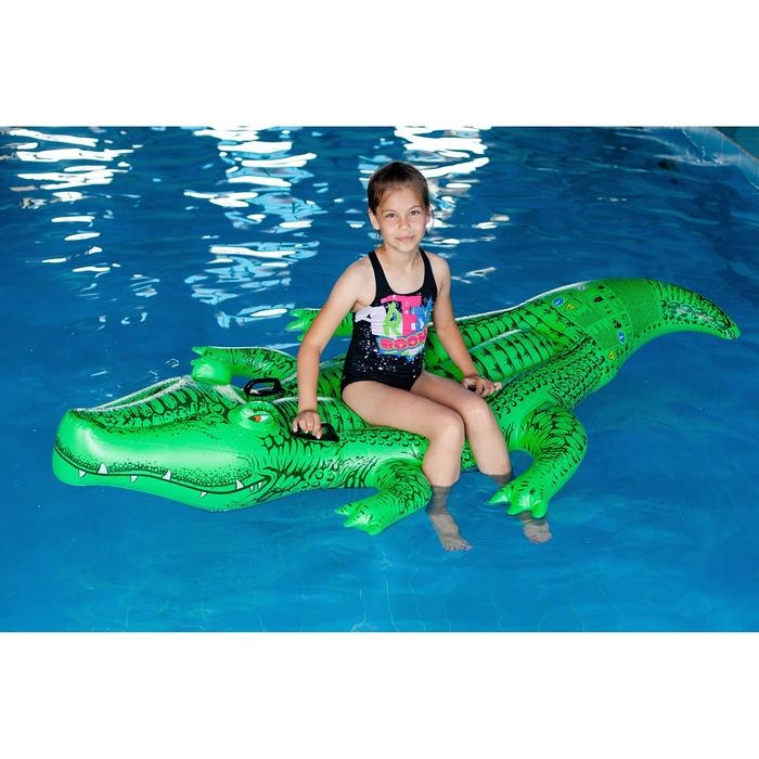 Игрушка для плавания «Аллигатор», с ручками, 203 х 114 см, от 3 лет, 58562NP INTEX Игрушка для плавания «Аллигатор», с ручками, 203 х 114 см, от 3 лет, 58562NP INTEX