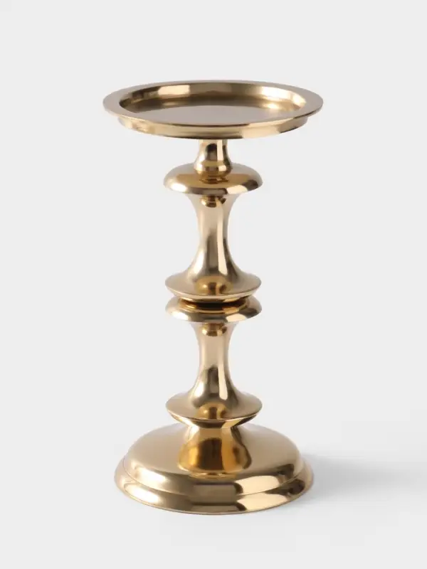 Подсвечник &laquo;Эйфория&raquo;, 12&times;12&times;23 см, алюминий