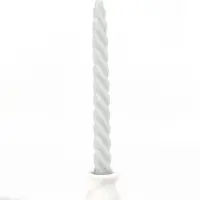 Свеча витая, 2.3&times;24.5 см, 5 ч, 50 г, серая