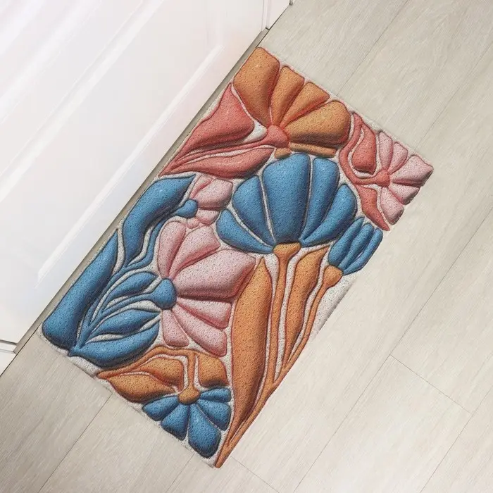 Коврик придверный Доляна, ПВХ, 45&times;75 см