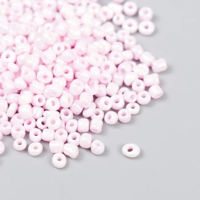 Бисер  Бисер "Zlatka" 08/0, 3 мм, 10 г 0966 св.розовый МИКС