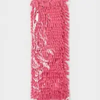 Насадка для плоской швабры &laquo;Доляна&raquo;, 42&times;12 см, 80 г, микрофибра букли, красная
