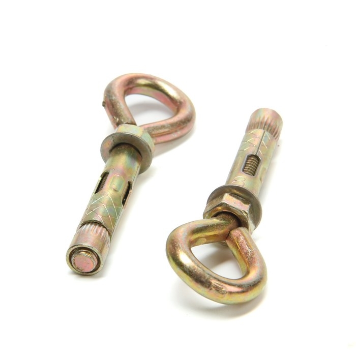 Анкерный болт ЛОМ, с кольцом, оцинкованный, 8х45 мм, 100 шт Анкерный болт ЛОМ, с кольцом, оцинкованный, 8х45 мм, 100 шт