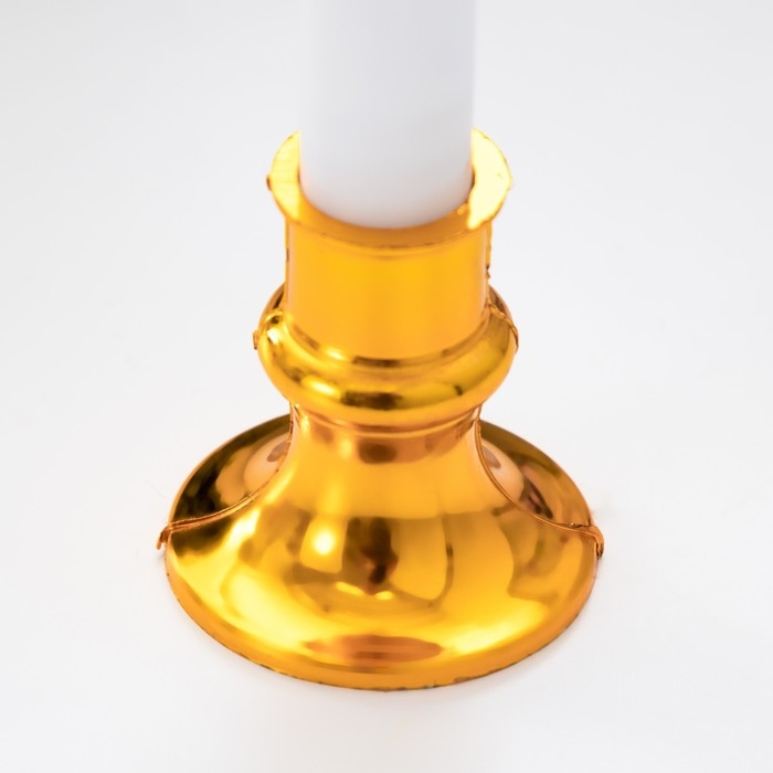 Ночник Ночник "Свеча" LED от батареек 3хLR44 золото 3,6х3,6х13 см