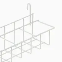 Корзина под семена на сетку 59&times;8.5&times;9 см, белая