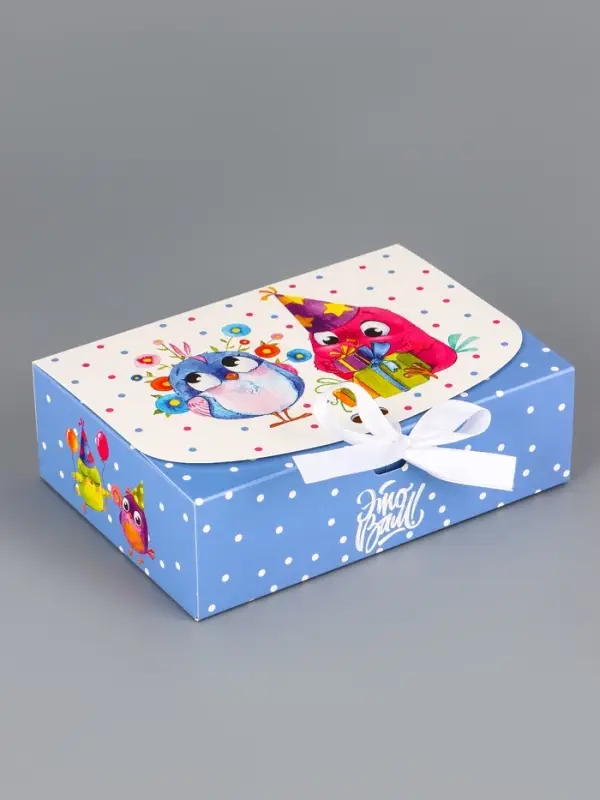 Подарочная коробка сборная &laquo;Сюрприз&raquo;, 16.5&times;11, 5&times;5 см