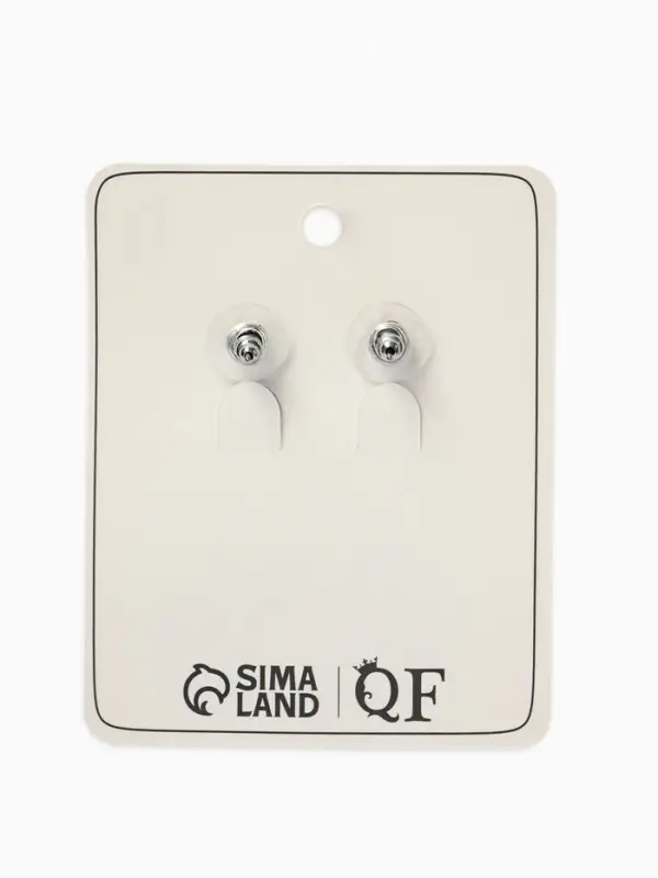 Серьги &laquo;Трио круги&raquo;, чёрные в серебре