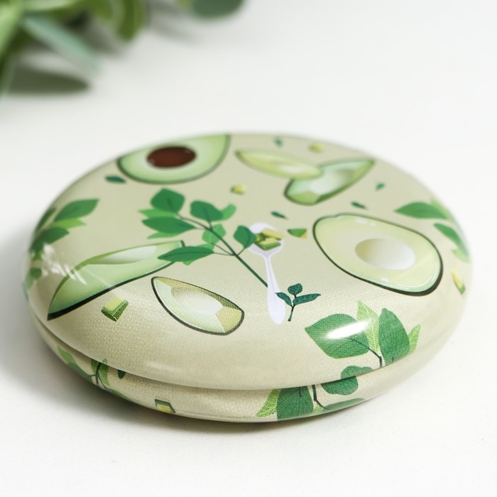 Шкатулка металл круглая Шкатулка металл круглая "Фрукты и овощи" фасовка 12 шт 1,8х7х7 см