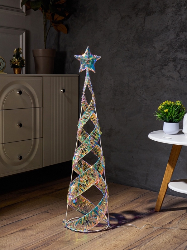 Фигура световая FROSTY  Фигура световая FROSTY "Елка", 100х25х25, 600 LED, 220V, свечение тёплое белое