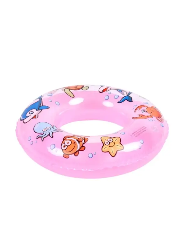 Круг для плавания 55 см, цвет розовый