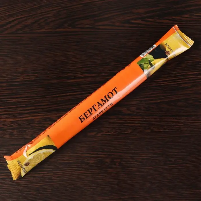 Благовония Благовония "Агарбатти Бергамот", 8 палочек в мягкой упаковке