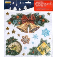Наклейка на окно новогодняя Волшебство, 25x25см, соб.разраб. НУ-6374