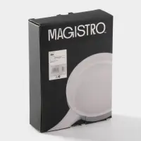 Кокотница Magistro &laquo;Бланш&raquo;, 20.3&times;14.4&times;4.6 см, фарфор, белая