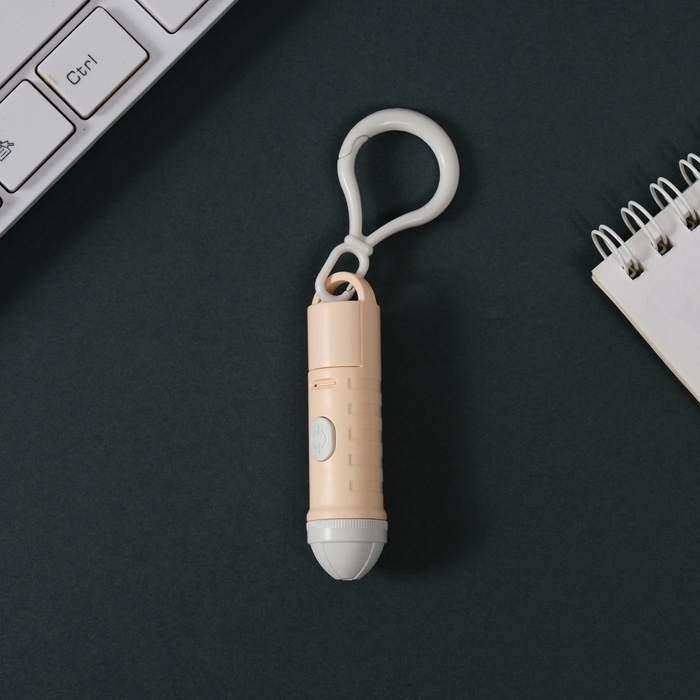 Указка лазерная пластик Указка лазерная пластик "Нежно-персиковая" LR44х3 шт 1,6х1,6х6,5 см