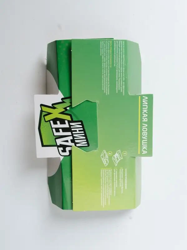 Средство от тараканов SAFEX, клеевая ловушка-домик, мини,1 шт.