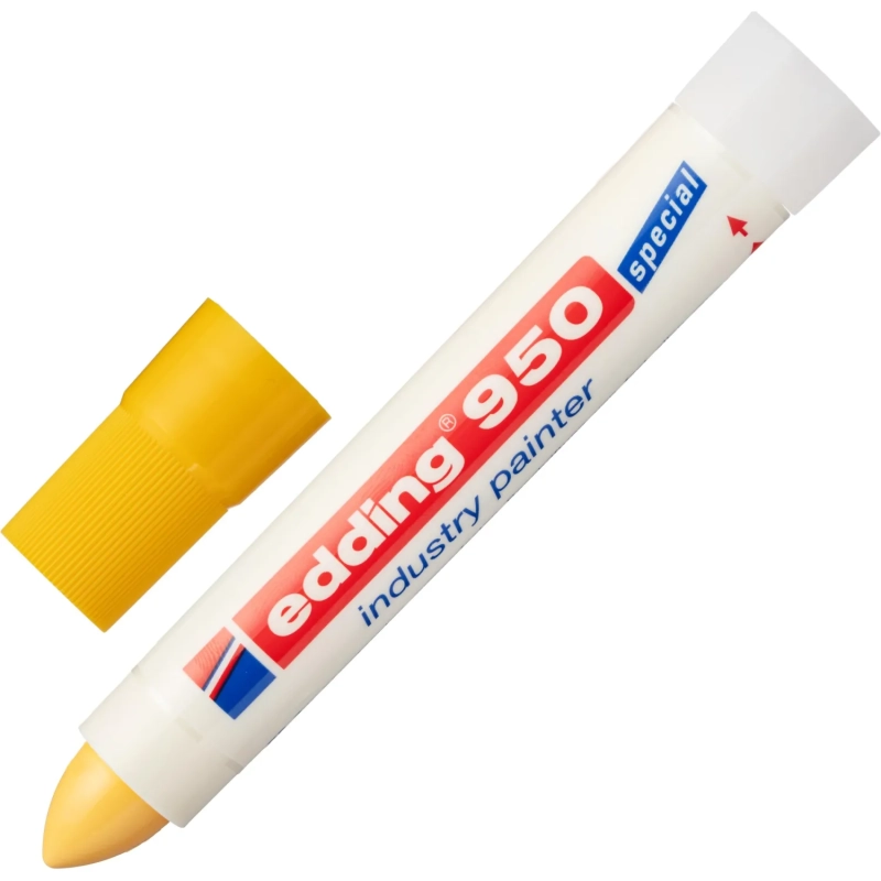 Маркер промышленный для промышленной графики EDDING E-950/5 желтый 10мм