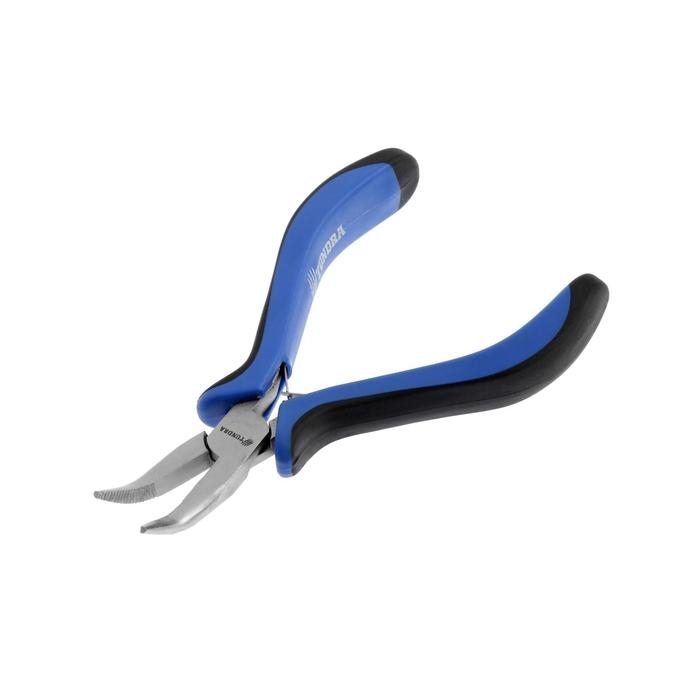 Длинногубцы изогнутые ТУНДРА mini, никелированные, двухкомпонентные рукоятки, 125 мм Длинногубцы изогнутые ТУНДРА mini, никелированные, двухкомпонентные рукоятки, 125 мм