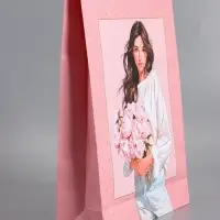 Пакет подарочный "Букет радости", ламинированный, 33 х 42,5 х 10 см