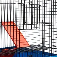 Клетка для грызунов "Мини" двухярусная, 29 x 25 х 32 см, синий Клетка для грызунов "Мини" двухярусная, 29 x 25 х 32 см, синий