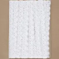 Кружево вязаное Арт Узор, 14 мм, 15&plusmn;1 м, белое