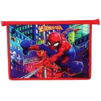 Папка пластиковая для тетрадей А4, на молнии, &laquo;Супергерой&raquo;