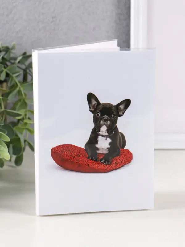 Фотоальбом 36 фото 10X15см,"Собачка на подушке"  ПП карм.,мягкая обложка