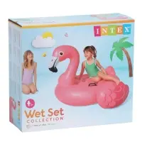 Игрушка для плавания &laquo;Розовый фламинго&raquo;, 147&times;140&times;94 см, 57558NP INTEX