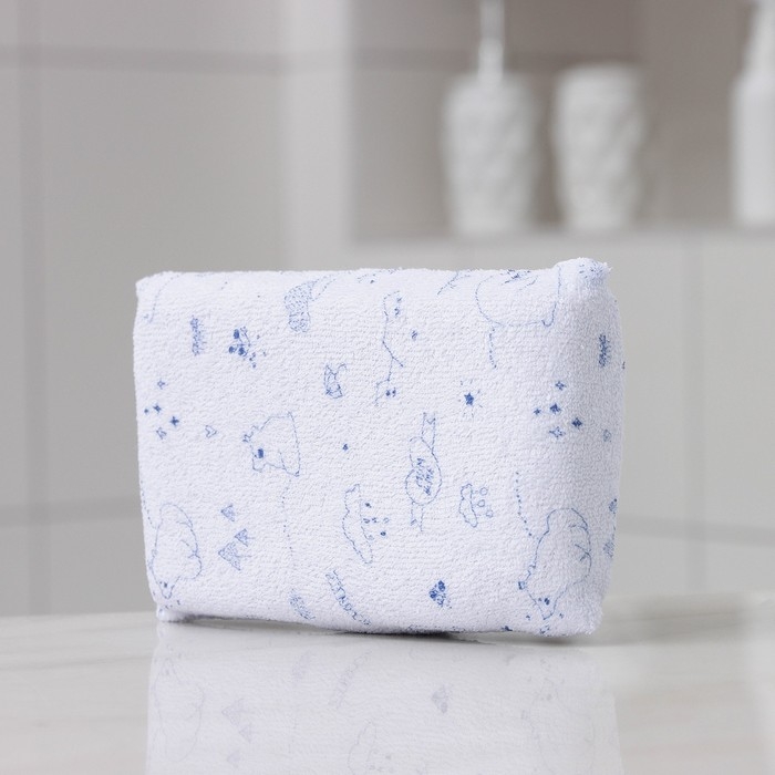 Губка для купания «Махровая», МИКС