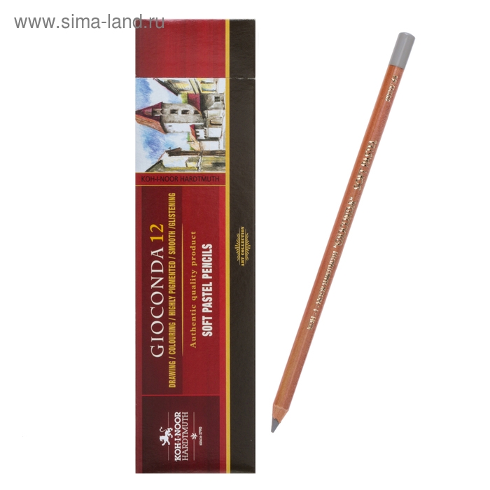 Пастель сухая в карандаше Koh-I-Noor GIOCONDA 8820/44 Soft Pastel, серая Пастель сухая в карандаше Koh-I-Noor GIOCONDA 8820/44 Soft Pastel, серая