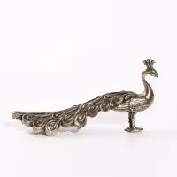 Фигурка декоративная &laquo;Королевский павлин&raquo;, металл, 11&times;2.5&times;5.9 см