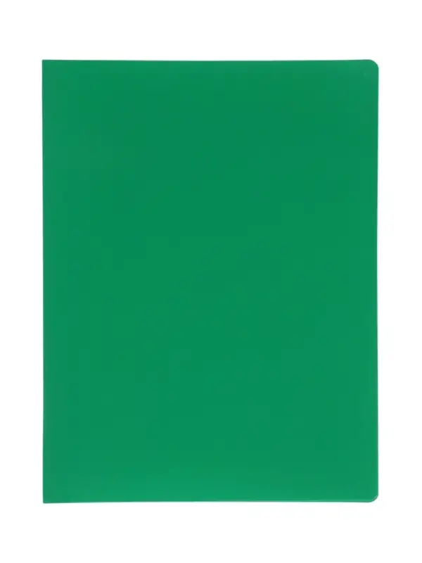 Папка с 30 вкладышами А4, 500 мкм, Calligrata, текстура &laquo;песок&raquo;, зелёная