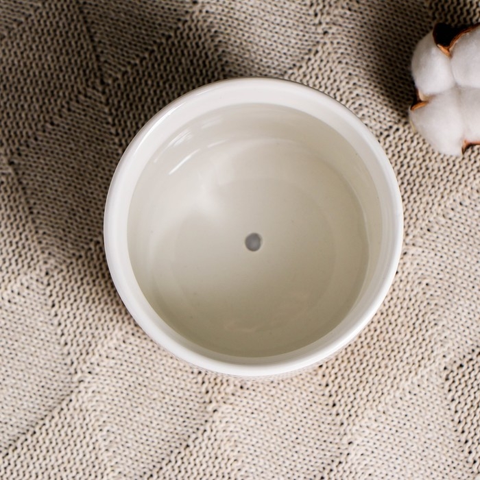 Горшок Горшок "Эко" 10х9,5см, белый