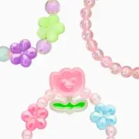 Браслет детский набор 3 шт. "Выбражулька" тюльпан, цвет МИКС