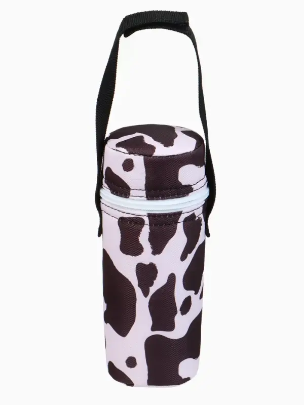 Термосумка для бутылочки &laquo;Коровий принт&raquo;, форма тубус, M&B