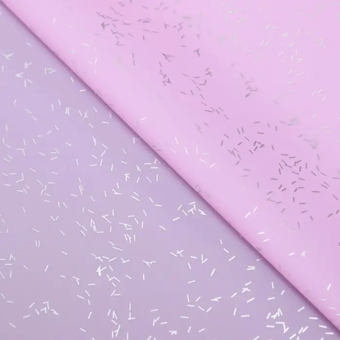 Пленка для цветов, «Звёздное небо», лиловый, 57×57 см Пленка для цветов, «Звёздное небо», лиловый, 57×57 см